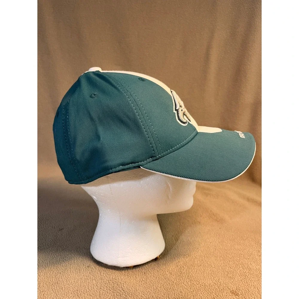 Reebok Philadelphia Eagles NFL Hat Green White NFC East Baseball Cap Mens